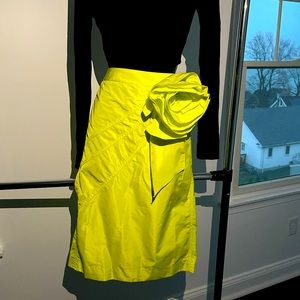 Jay crew neon green skirt
